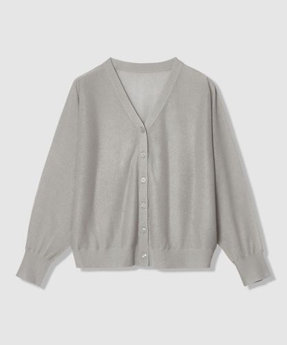 アセテートポリエステルVカーディガン|ANAYI OFFICIAL ONLINE STORE