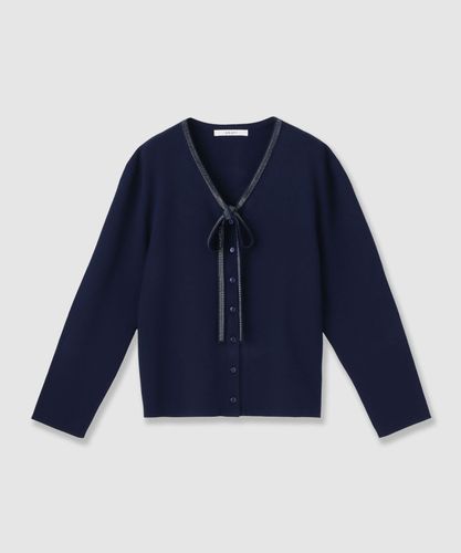 セットアップ対応商品】スーパージロン襟付き カーディガン|ANAYI