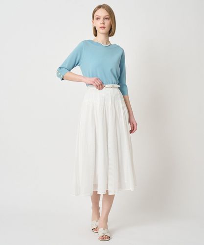 スリーブ釦ボートネックプルオーバー|ANAYI OFFICIAL ONLINE STORE