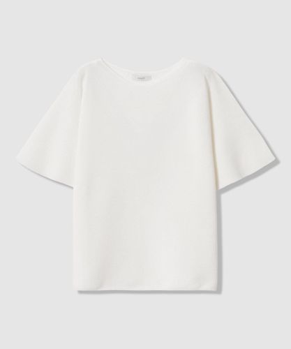 アナイ　フリル袖プルオーバ 和紙ガーターフリル袖プルオーバー|ANAYI OFFICIAL ONLINE STORE
