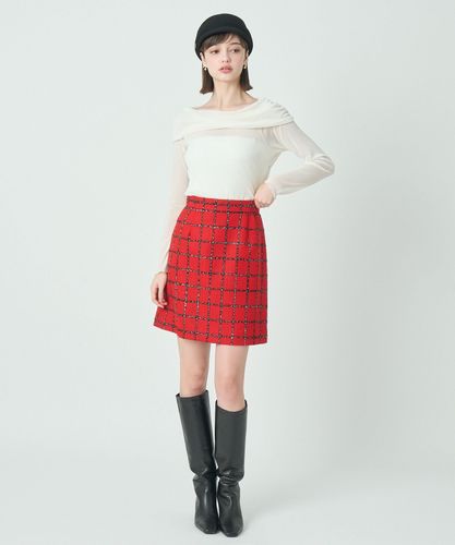 ブロックチェックミニ スカート〈セットアップ対応商品〉|ANAYI