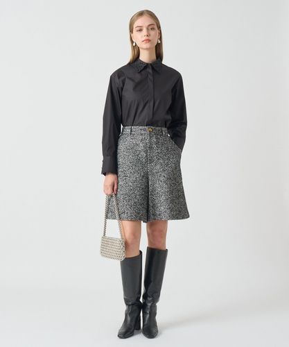 シルクループウールショートパンツ〈セットアップ対応商品〉|ANAYI