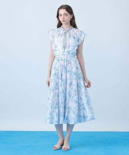 Coral プリントローンプリーツ スカート〈セットアップ対応商品