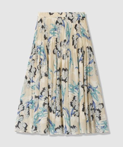 Veil Blue プリントラップ スカート|ANAYI OFFICIAL ONLINE STORE