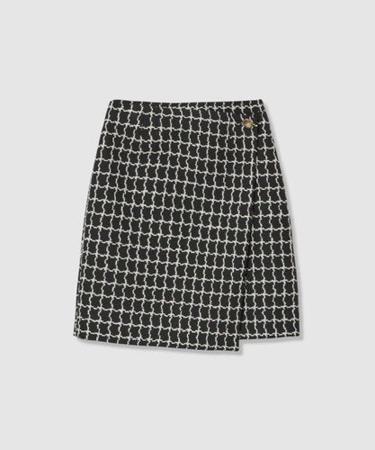 ネイビーシックツイードミニ スカート〈セットアップ対応商品〉|ANAYI