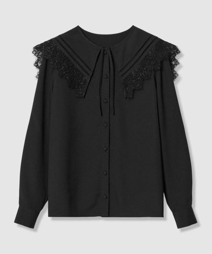 カットジャガードパワショル ブラウス|ANAYI OFFICIAL ONLINE STORE
