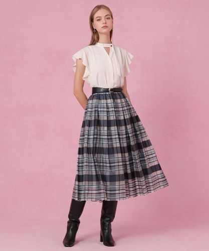 パウダリージョーゼットタイブラウス|ANAYI OFFICIAL ONLINE STORE