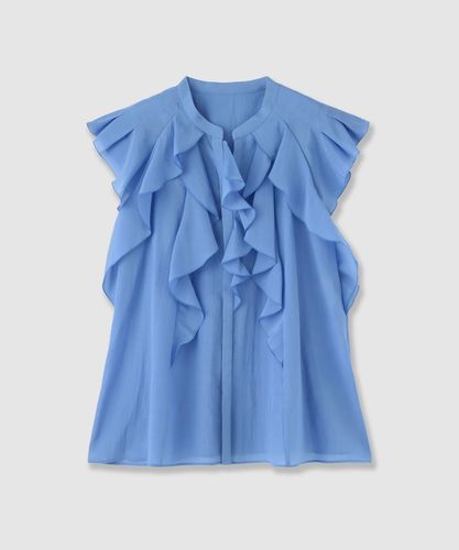 デニムプリントボウタイブラウス〈セットアップ対応商品〉|ANAYI