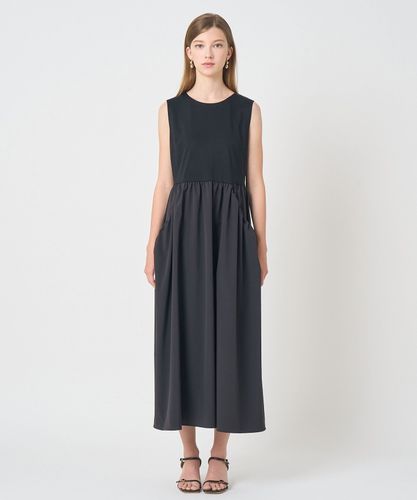 ポンチ×タフタバックシャン ワンピース|ANAYI OFFICIAL ONLINE STORE