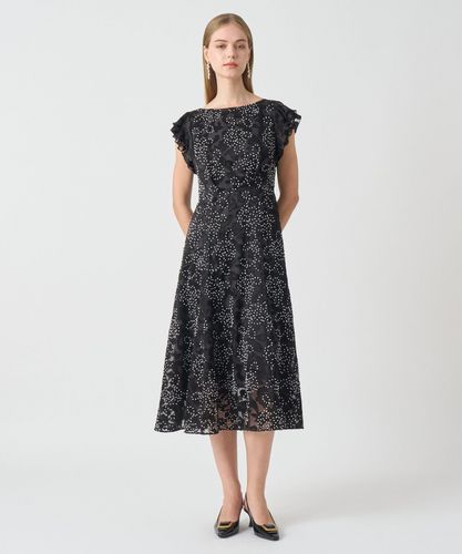 オパール刺繍ラッフルスリーブ ワンピース|ANAYI OFFICIAL ONLINE