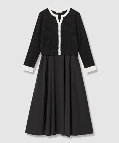 オパール刺繍ラッフルスリーブ ワンピース|ANAYI OFFICIAL ONLINE