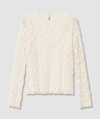 ストレッチレースモックネック プルオーバー|ANAYI OFFICIAL ONLINE