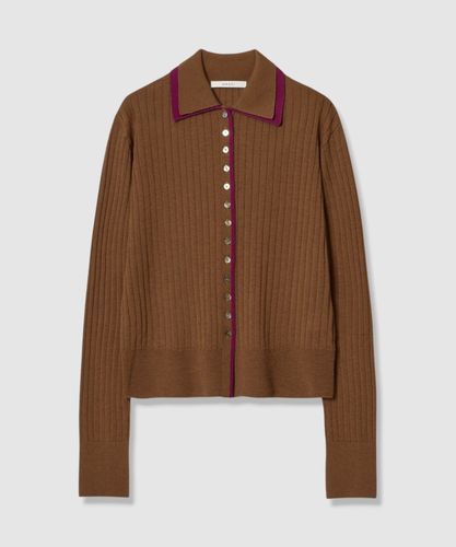 アセテートポリエステルVカーディガン|ANAYI OFFICIAL ONLINE STORE