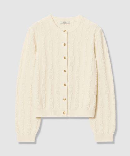 アセテートポリエステルVカーディガン|ANAYI OFFICIAL ONLINE STORE