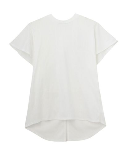 コットンスムース後ろフレアプルオーバー|ANAYI OFFICIAL ONLINE STORE