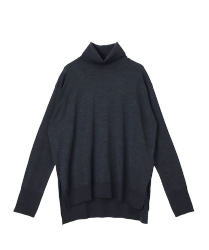 ウールシルクシアーリブハイネックプルオーバー|ANAYI OFFICIAL ONLINE