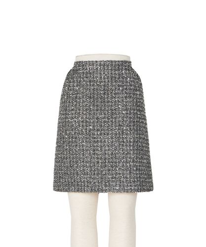 モノトーンチェックツイード スカート|ANAYI OFFICIAL ONLINE STORE