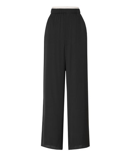 セットアップ対応商品】ウールシルクツイードワイドパンツ|ANAYI