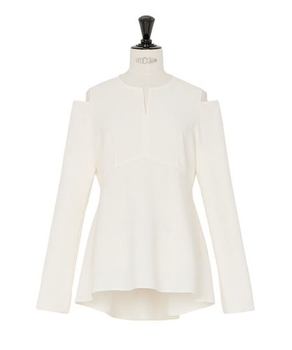 コットンツイルフリル ブラウス|ANAYI OFFICIAL ONLINE STORE｜アナイ