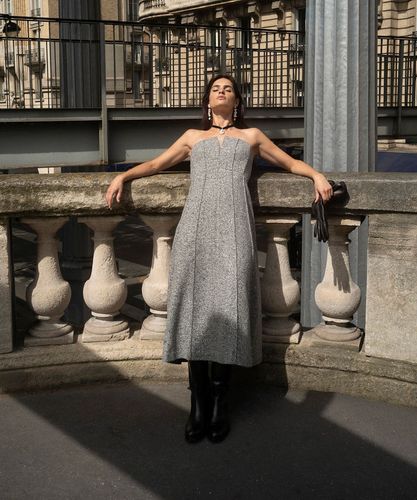 メランジクロスベア ワンピース|ANAYI OFFICIAL ONLINE STORE