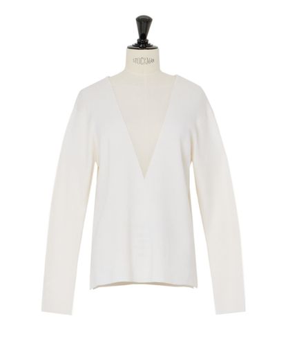 ウールシルクオーバーサイズ プルオーバー|ANAYI OFFICIAL ONLINE