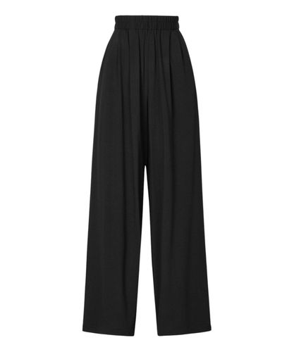 セットアップ対応商品】ウールシルクツイードワイドパンツ|ANAYI