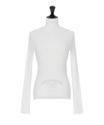 ANAYI リボンヤーンハイネックプルオーバー 38 ANAYI リボンヤーンハイネックプルオーバー 38 ANAYI リボンヤーン