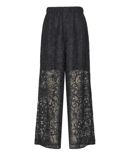 セットアップ対応商品】ウールシルクツイードワイドパンツ|ANAYI