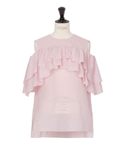 スパンオーガンジーボウタイ ブラウス|ANAYI OFFICIAL ONLINE STORE