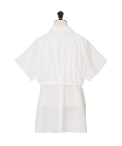 コットンオーガンジー衿付きシャツ|ANAYI OFFICIAL ONLINE STORE 