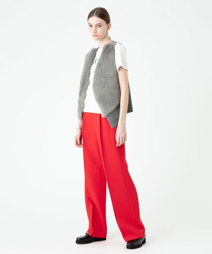 アルアバイル　ルルウィルビー フェイクファードッキングショートジレ アルアバイル フェイクファードッキングショートジレ アルアバイル