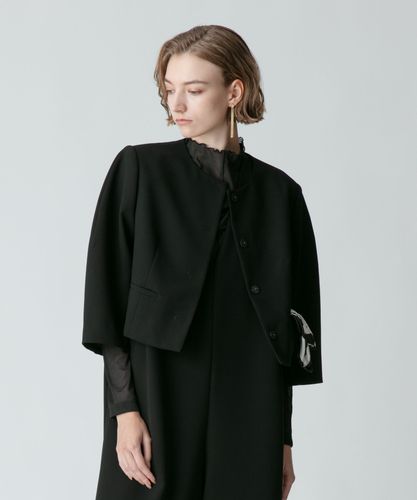 定価5万 LOULOU WILLOUGHBY パールテーラードジャケット 黒