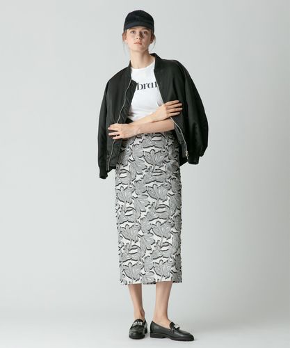 サキゾメカットジャガードタイトスカート|allureville OFFICIAL SITE