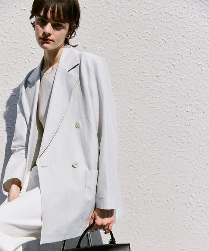 レノクロスノーカラーポケットジャケット|allureville OFFICIAL SITE