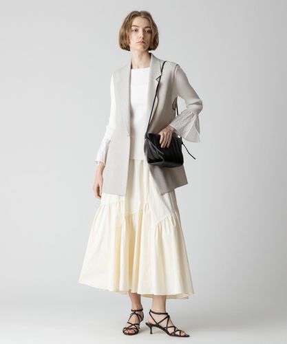 麻調カルゼサイドオープンジレ|allureville OFFICIAL SITE