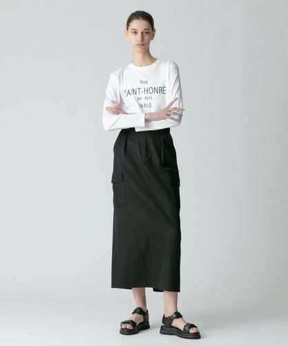 今期 &ellecy カモフラージュスカート バルキーチノカーゴスカート|allureville OFFICIAL SITE