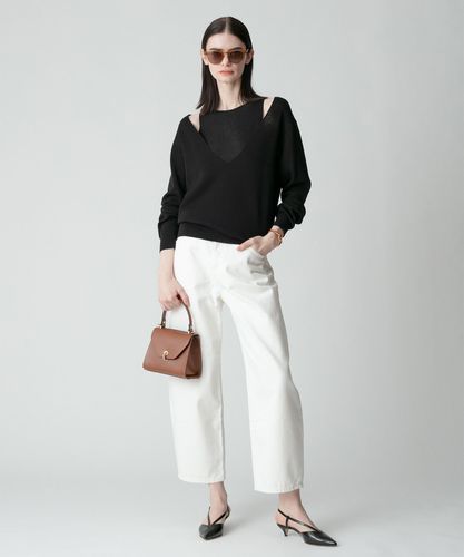 極美品◆ロンハーマン 2024aw 綿 麻 ホワイト デニム パンツ ロンハーマン ホワイトデニム｜Yahoo!フリマ（旧PayPayフリマ）