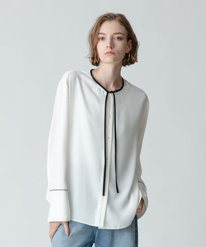 allureville / アルアバイル イペカ調タイブラウス イペカ調タイブラウス|allureville OFFICIAL SITE / ONLINE SHOP