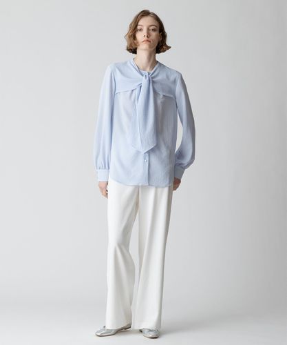 スムージーリップスカーフネックブラウス|allureville OFFICIAL