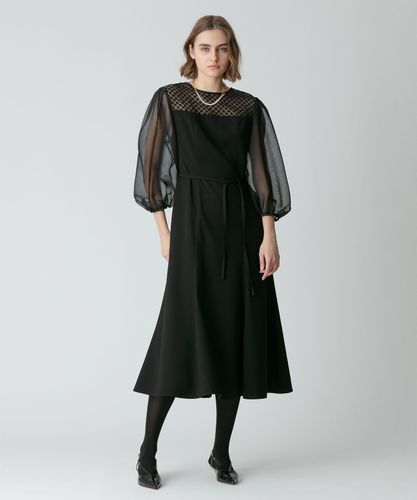 7万□ドゥロワー ペイズリー ジャガード ロングワンピース 204 Drawer