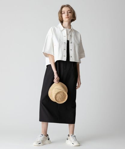 アルアバイルロングワンピース　ジャンパースカート　ライトウェザーナロージャンドレ ライトウェザーナロージャンドレ|allureville OFFICIAL SITE