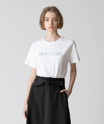 tシャツ 「WEB限定・サステナブル」スパンコールロゴTEE レディース Bou Jeloud tシャツ スパンコールロゴT レディース : ZOZOTOWN