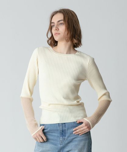 極美品 24年完売モデル アルアバイル シアーカフス ワイドリブ プルオーバー 20241016110_14b0984a4f9cfbb38f