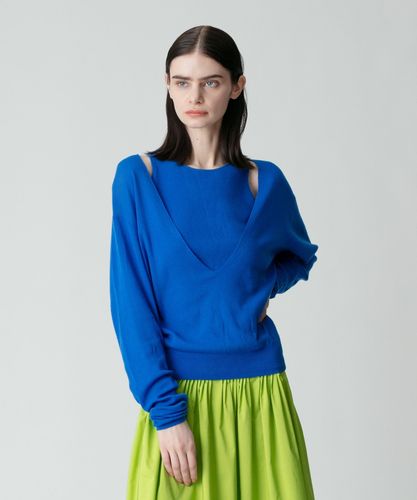テープヤーンハンドニットプルオーバー|allureville OFFICIAL SITE