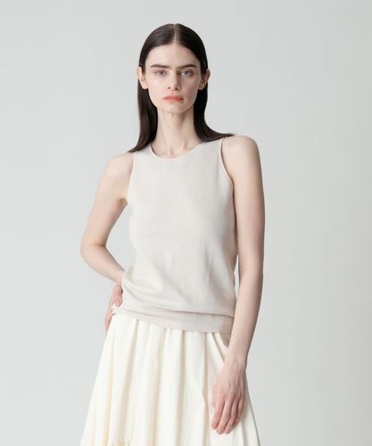 EYERYDAY  ILIK20SsシルクネップVネックプルオーバー EVERYDAY I LIKE 美品 シルクネップ Vネックプルオーバー 茶色