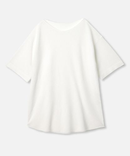 未使用 保管品 2025SS アルアバイル allureville  2WAY ネック5分袖プルオーバー 2 ホワイト┃白 トップス【2400014742381】 ◇ 2WAY ネック5分袖プルオーバー|allureville OFFICIAL SITE / ONLINE