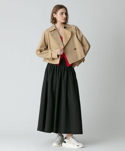 アルアバイル ルルウィルビー パフスリーブショートトレンチコート