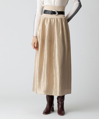 LOULOU WILLOUGHBY】ブライトツイルタックスカート|allureville