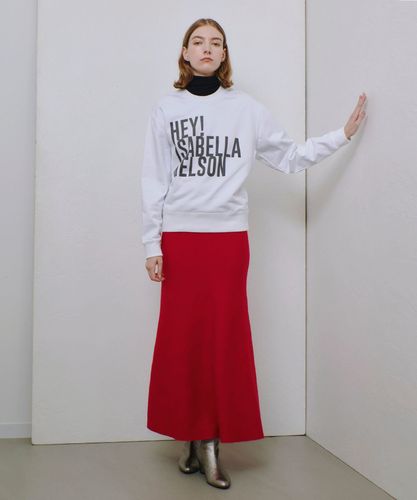 新品未使用 アルアバイル 24AW ウール混Ｗフェイスナローマーメイドスカート セットアップ対応可能】ウール混Wフェイスナローマーメイド