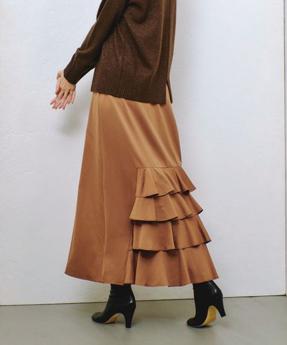 LOULOU WILLOUGHBY】マーメイドラッフルスカート|allureville OFFICIAL